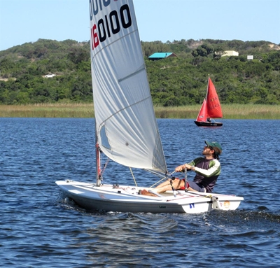Light wind, but a puff does the trick