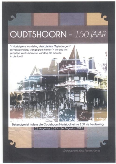 Pragboek herdenk Oudtshoorn se 150 jaar