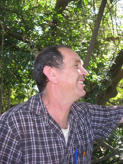 Paul Fick leaves green footprints