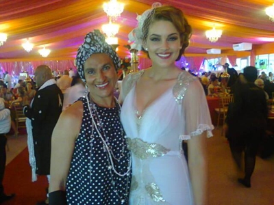 Local struts her stuff at the races