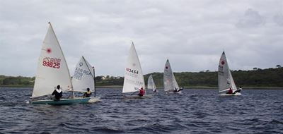 Fresh westerly puts sailors to the test
