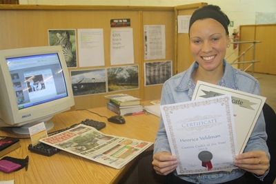 Aspiring journalist's dream comes true