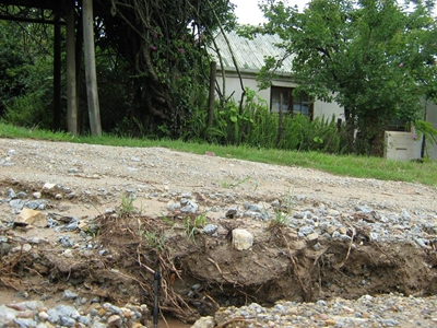 Rural roads in a state