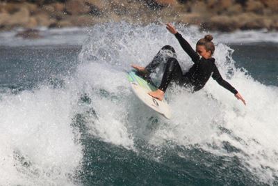 University surfing tournament at Vic Bay