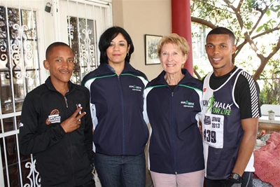 Run/Walk-atlete presteer by Kaasfees-wedlope