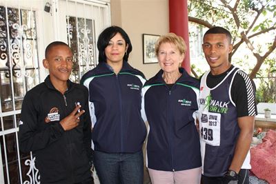 Run/Walk-atlete presteer by Kaasfees-wedlope