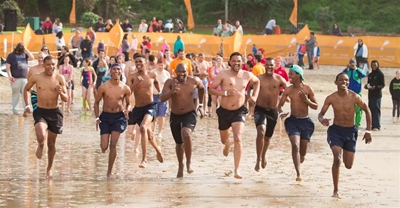 SWD cricketers take Polar Bear Plunge for charity