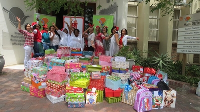 Municipality rising to Santa Shoebox challenge