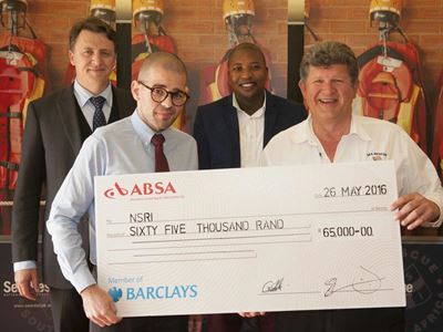 R65 000 donated to NSRI