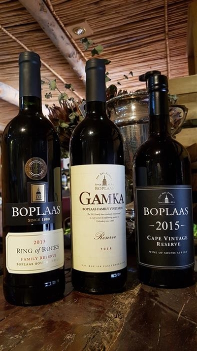 Boplaas skitter met topwyne