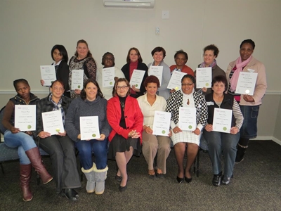 Receptionists learn about final touch