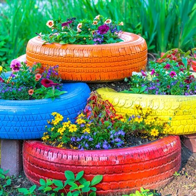 Recycle & re-use old tyres | Knysna-Plett Herald