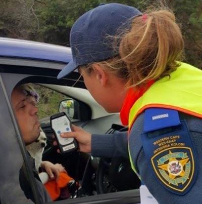 Traffic officers hard at work during Women's Month