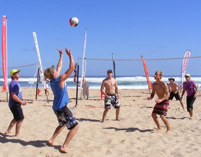 Beach volleyball and archery a first