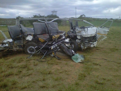 Agt sterf in gru-ongeluk naby Swellendam