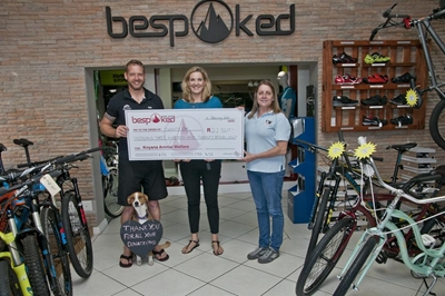 Locals cycle for animal welfare