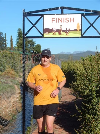 Leon Marais wen 2023se eerste parkrun