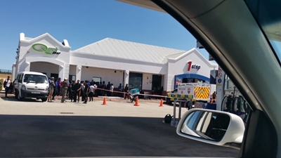 Two suspects arrested after attempted cash in transit robbery at Engen garage near Mossel Bay on 6 December