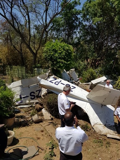 Plane crashes in Midrand