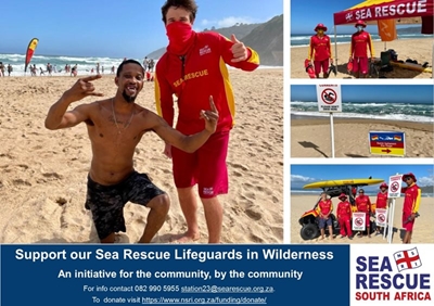 Support our Sea Rescue Lifeguards in Wilderness 