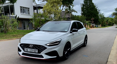 Ride-along with Bertus Smuts in the new Hyundai i30 N