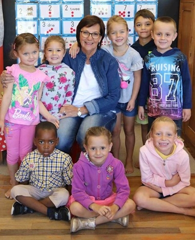 Weppie Preppie groet geliefde skoolhoof