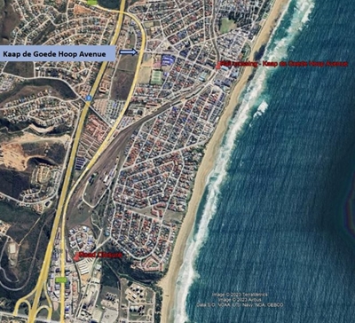 Notice of road closure at Garret Street