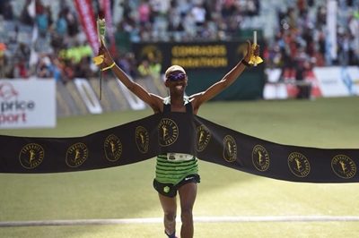 Tete Dijana stuns world-class field to win Comrades Marathon