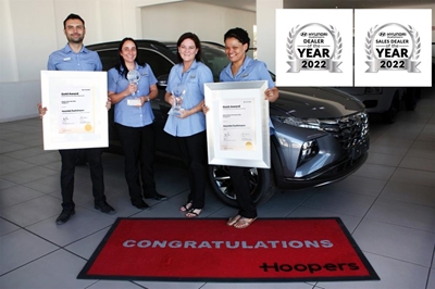 Hyundai Oudtshoorn ryg toekennings in