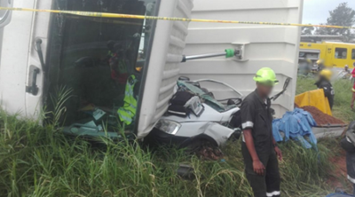 Bakkie driver crushed by tipper truck in KZN accident