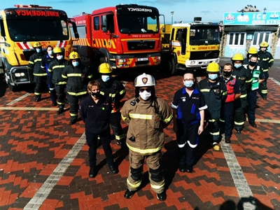 Mossel Bay firefighters mark International Firefighters' Day