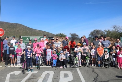 Town rallies in support of cancer charity