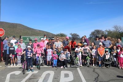 Town rallies in support of cancer charity