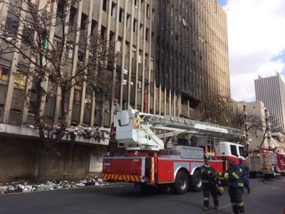 Panicking Joburg CBD fire victims were ‘squashed against closed gate’ 
