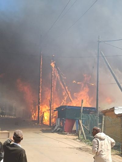 Another fire in Qolweni  