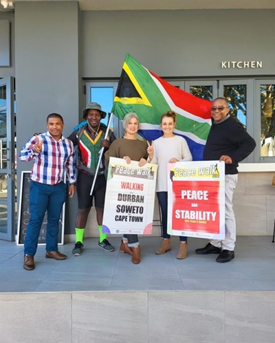 Visiting activistwalks for peace