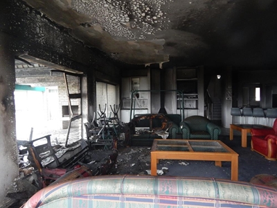 Brand-drama in kusdorp