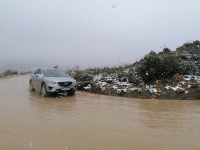 Swartbergpas: Sneeu val harder