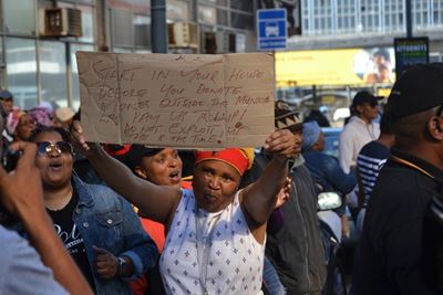 PE municipal workers on strike over back pay from ANC era