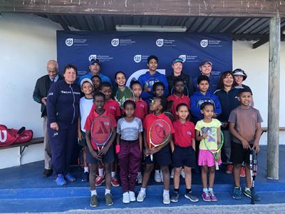 Ontwikkelingskliniek vir junior tennisspelers 
