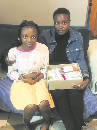Tawana gets treatment for burn wounds with the help of the community
