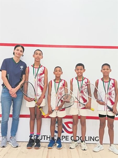 Junior squash players battle it out in two-day tournament 