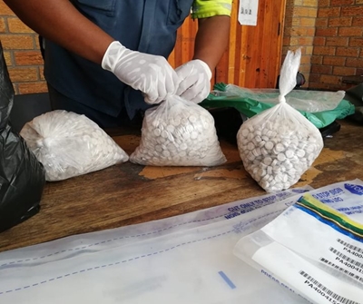 Biker with heavy drug load chased down Knysna Road