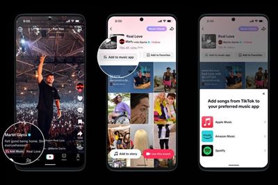 Save songs you love with TikTok’s new Add to Music app 