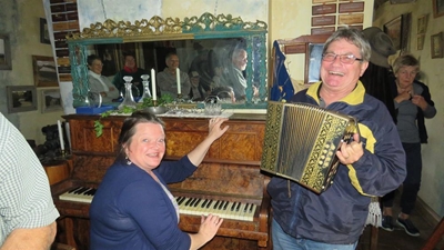 Perdekarre, pannekoek by die ou tolhuis