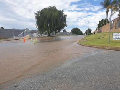 Residents urged to use water sparingly and stay away from major pipe burst in Genevafontein