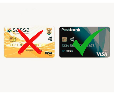 Sassa gold cards expire today: Here’s how to get a Postbank black card