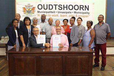 MOU between municipality and community chest