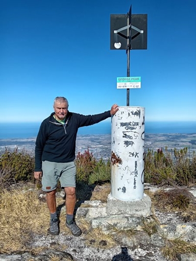 Octogenarian conquers George Peak