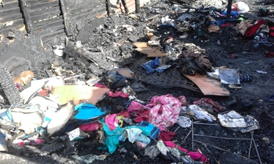 Mom and daughter lose all in fire